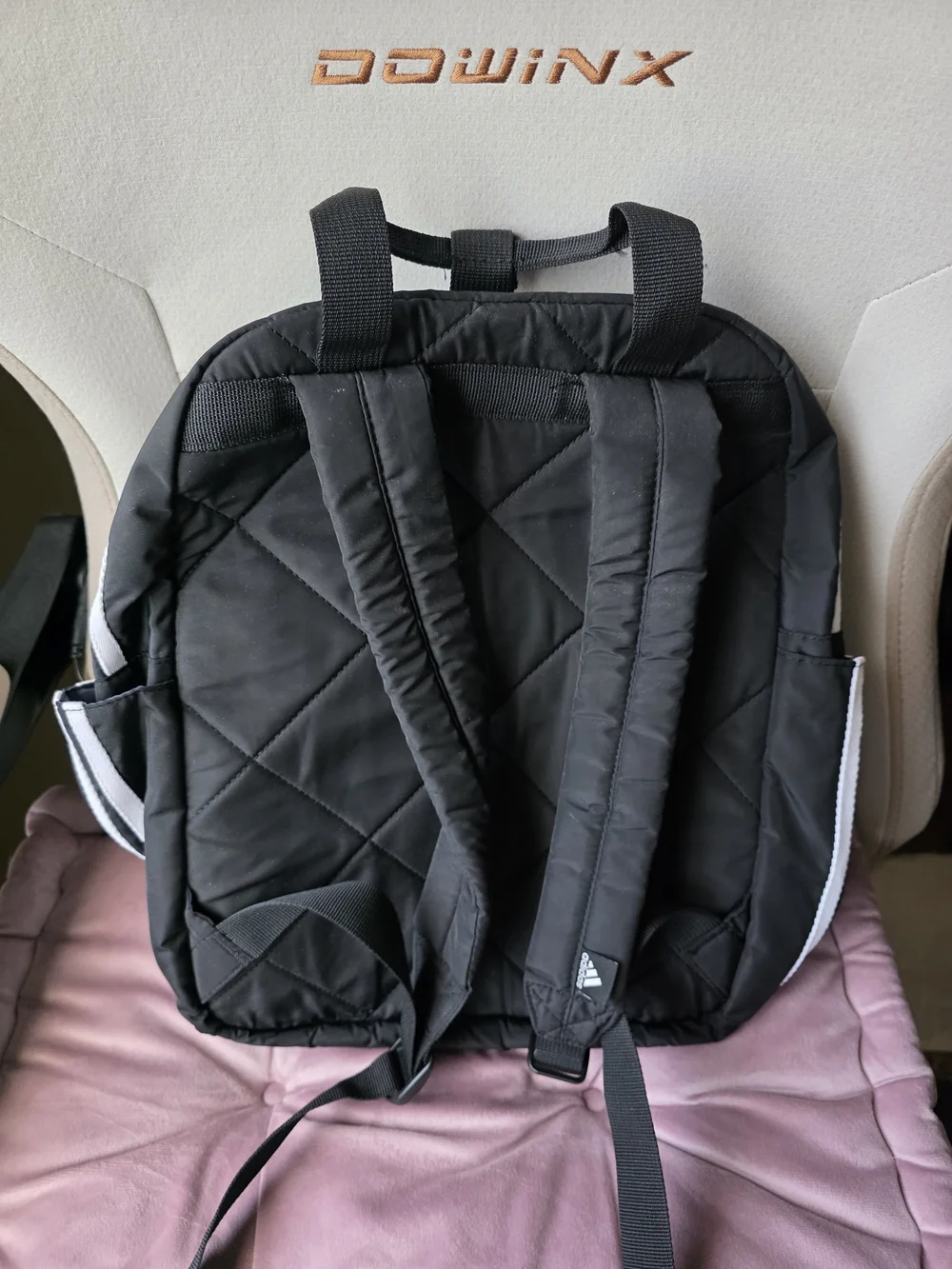 Adidas Black Men’s Backpack with White Accents
